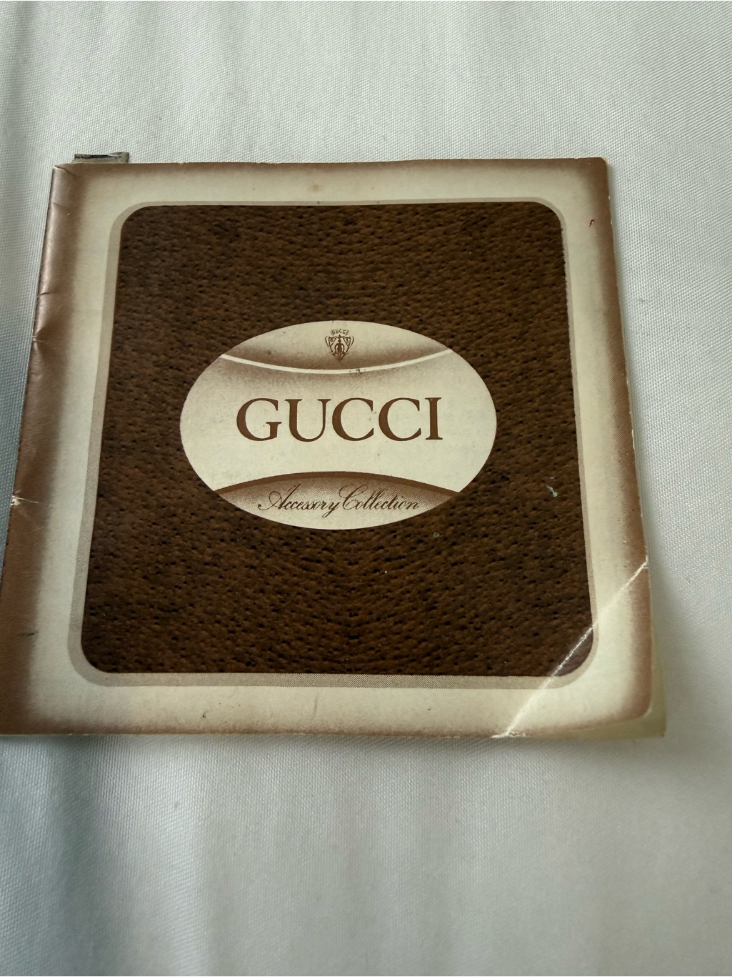 Mini Gucci Accessory Booklet 1985 Vintage